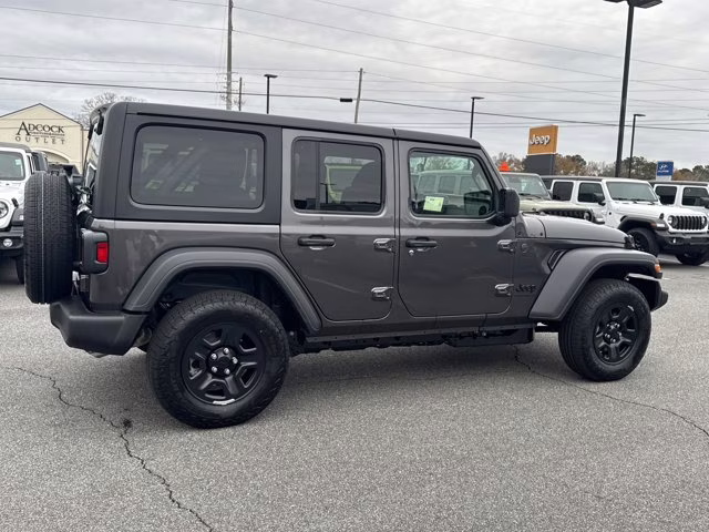 2026 Granite Crystal Metallic Clearcoat Jeep Wrangler Sport 4X4 Convertible
