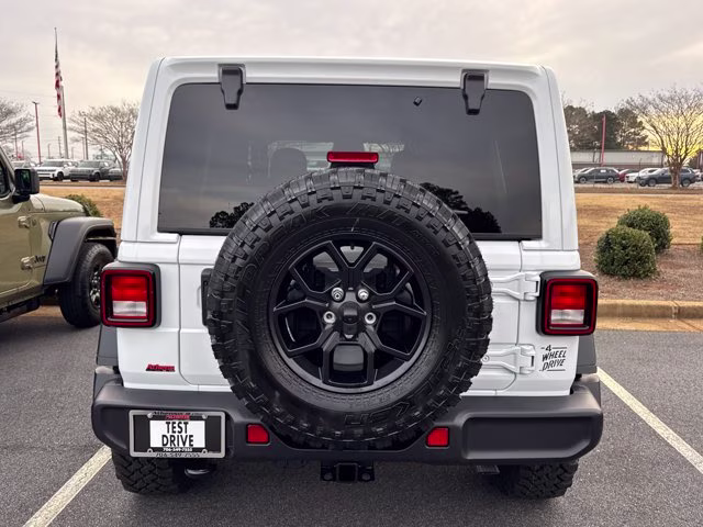 2026 Bright White Clearcoat Jeep Wrangler Willys 4X4 Convertible