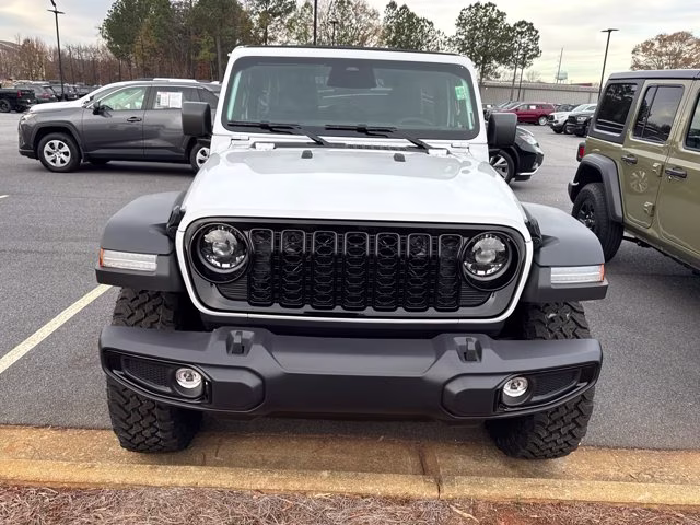 2026 Bright White Clearcoat Jeep Wrangler Willys 4X4 Convertible
