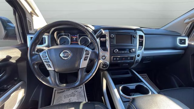 2019 Deep Blue Pearl Metallic Nissan Titan PRO-4X 4X4 Truck