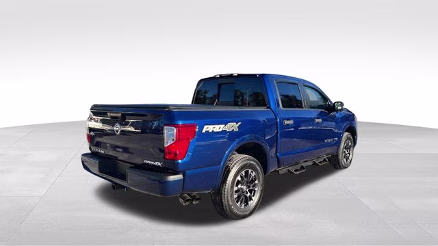 2019 Deep Blue Pearl Metallic Nissan Titan PRO-4X 4X4 Truck