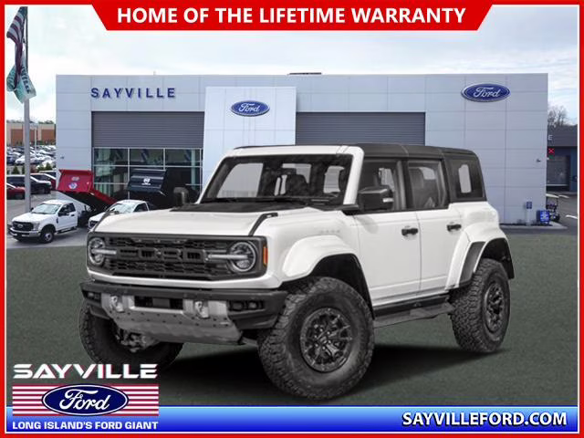 2025 Oxford White Ford Bronco Raptor 4 Door Advanced 4x4 4X4 SUV
