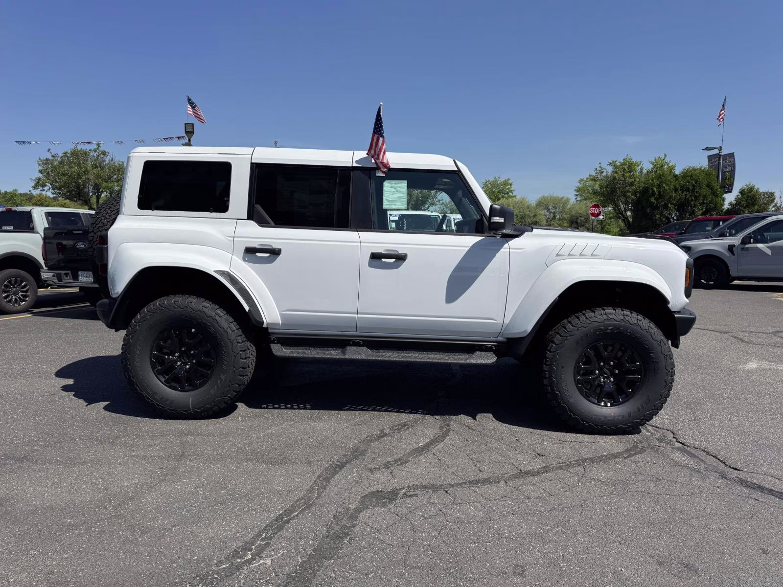 2025 Oxford White Ford Bronco Raptor 4 Door Advanced 4x4 4X4 SUV