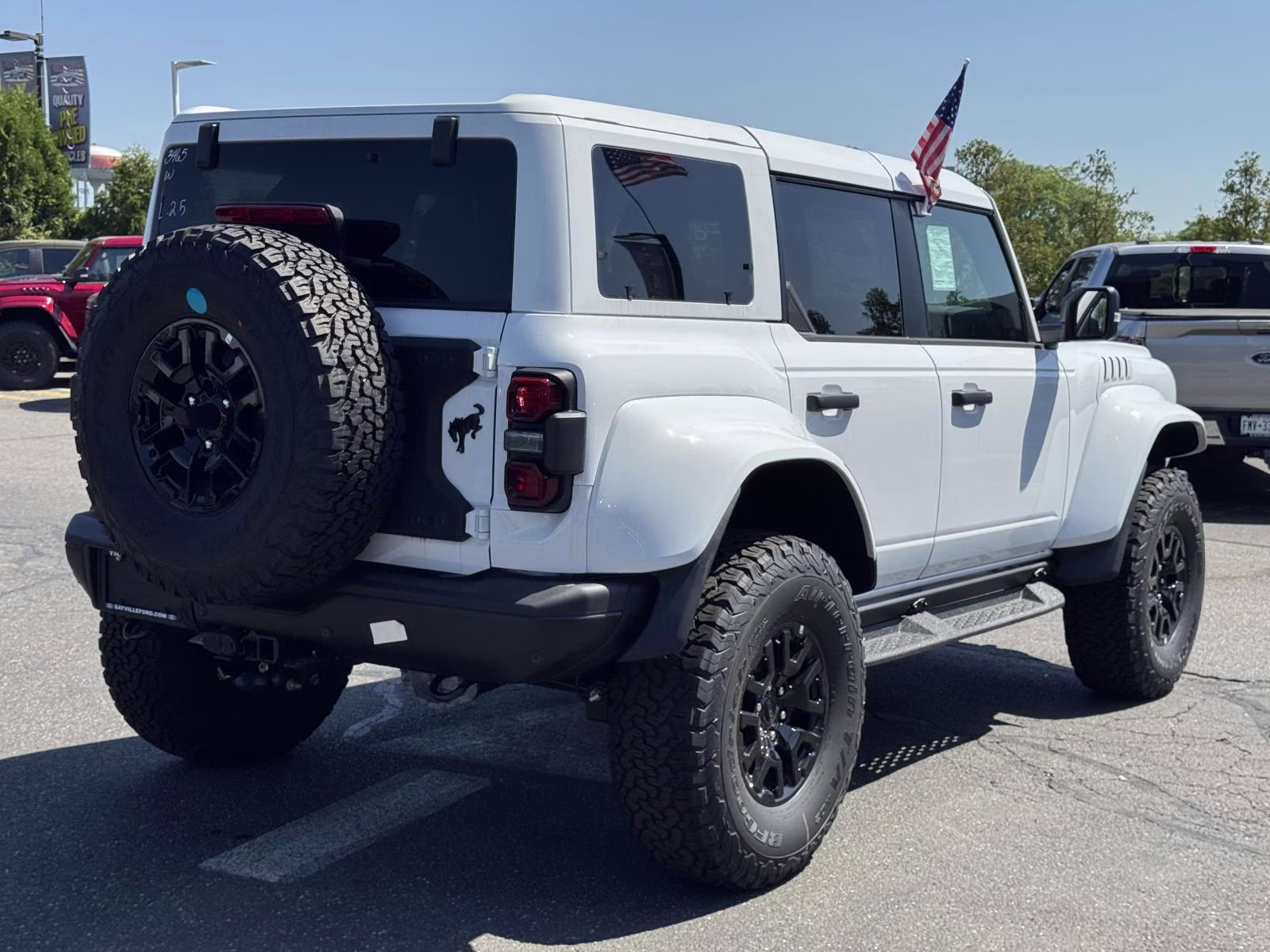 2025 Oxford White Ford Bronco Raptor 4 Door Advanced 4x4 4X4 SUV