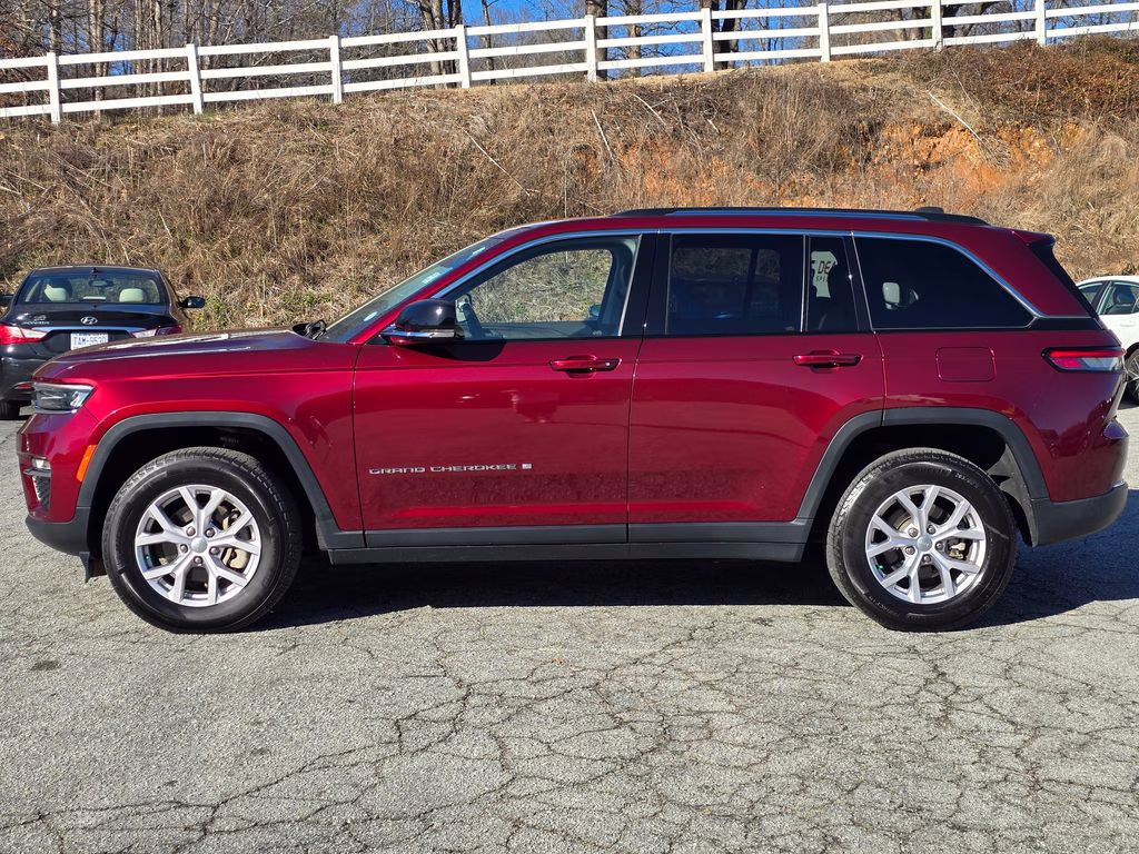 2022 Velvet Red Pearlcoat Jeep Grand Cherokee Limited 4X4 SUV