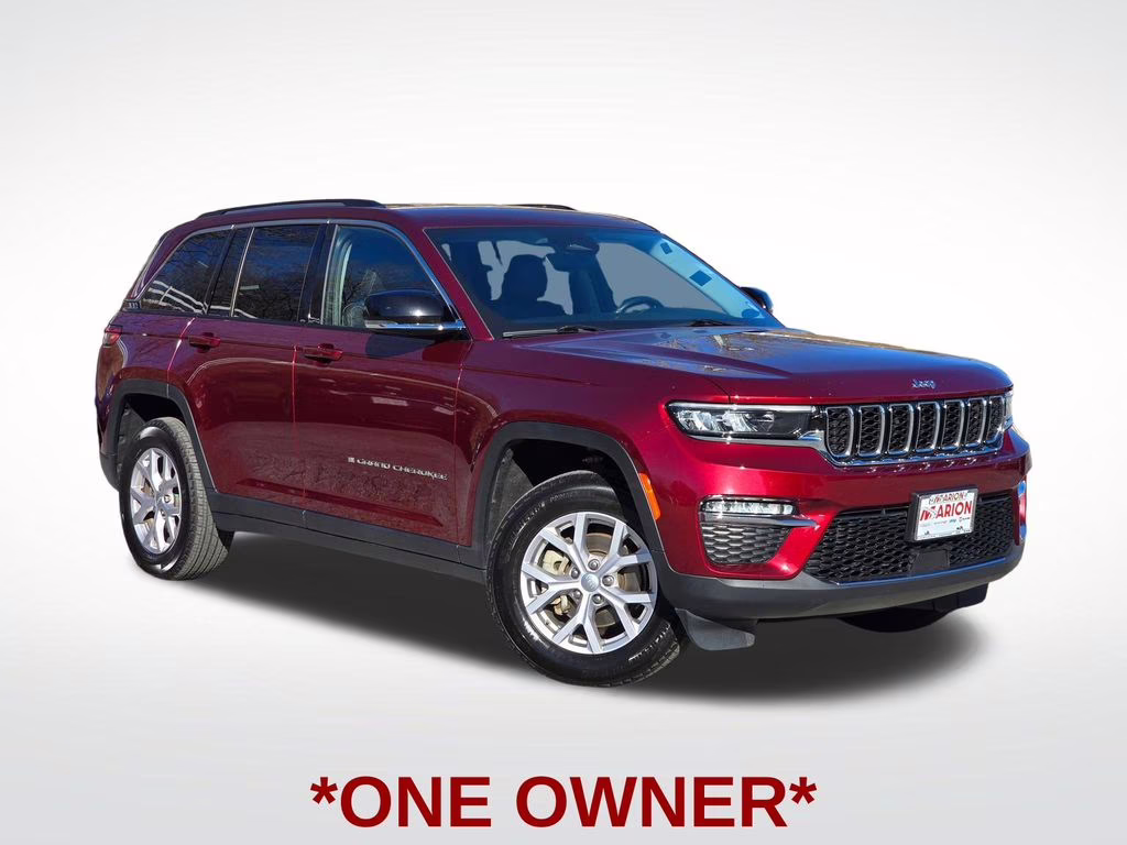2022 Velvet Red Pearlcoat Jeep Grand Cherokee Limited 4X4 SUV