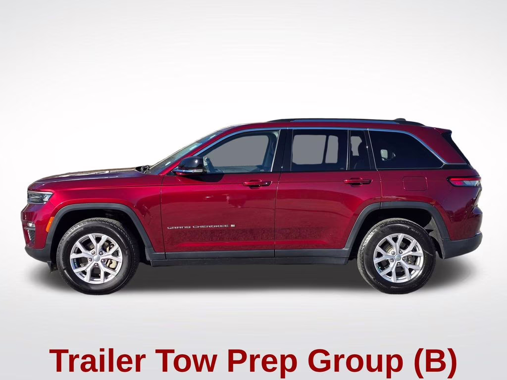 2022 Velvet Red Pearlcoat Jeep Grand Cherokee Limited 4X4 SUV