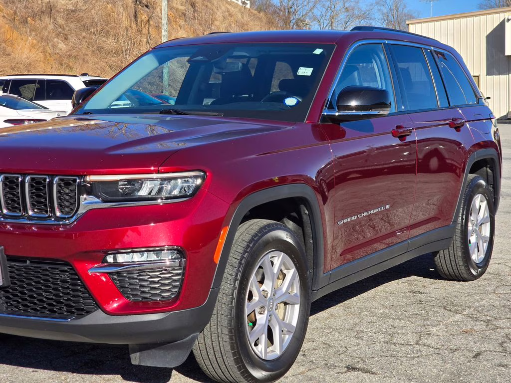 2022 Velvet Red Pearlcoat Jeep Grand Cherokee Limited 4X4 SUV