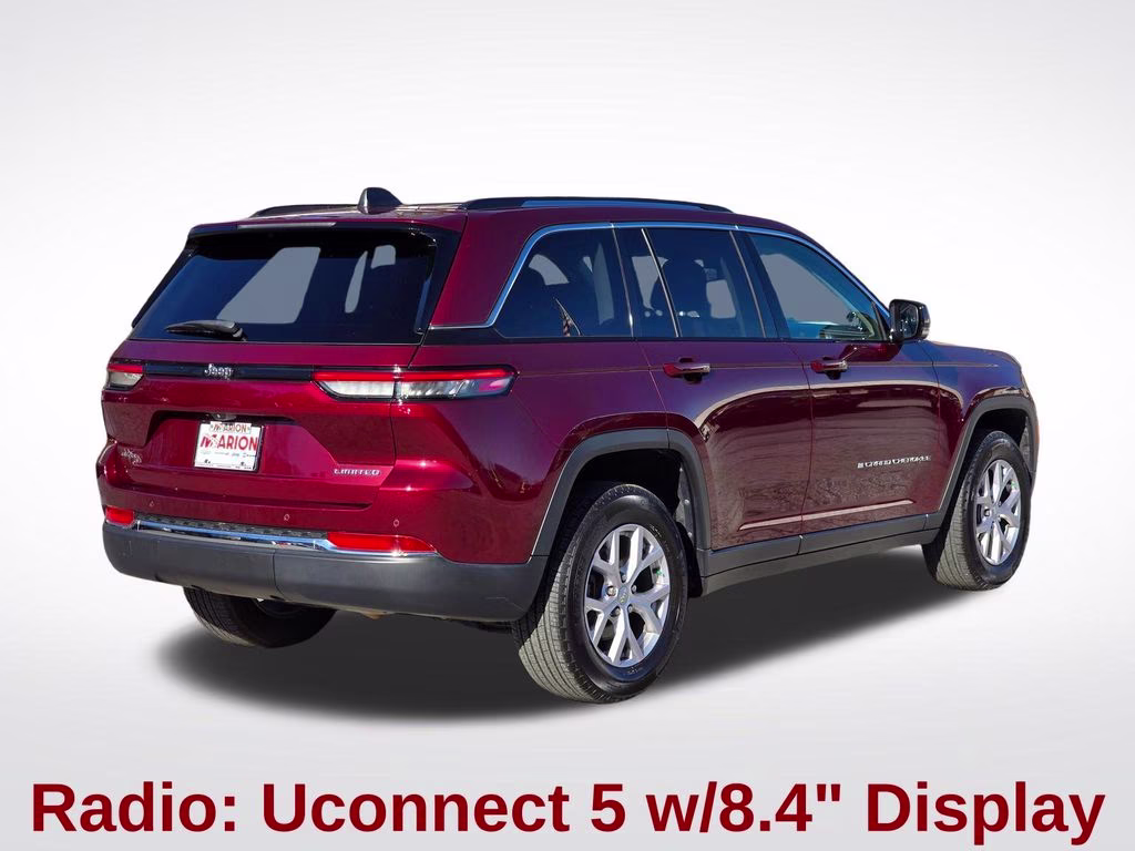 2022 Velvet Red Pearlcoat Jeep Grand Cherokee Limited 4X4 SUV