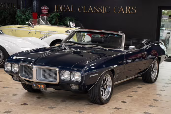 1969 Midnight Blue Metallic Pontiac Firebird Restomod - New 400C.I. BluePrint Engine Convertible