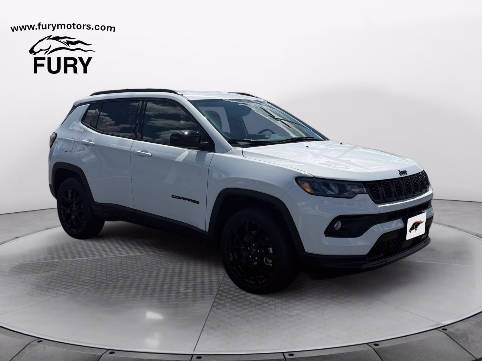 2026 Bright White Clearcoat Jeep Compass Latitude 4X4 SUV