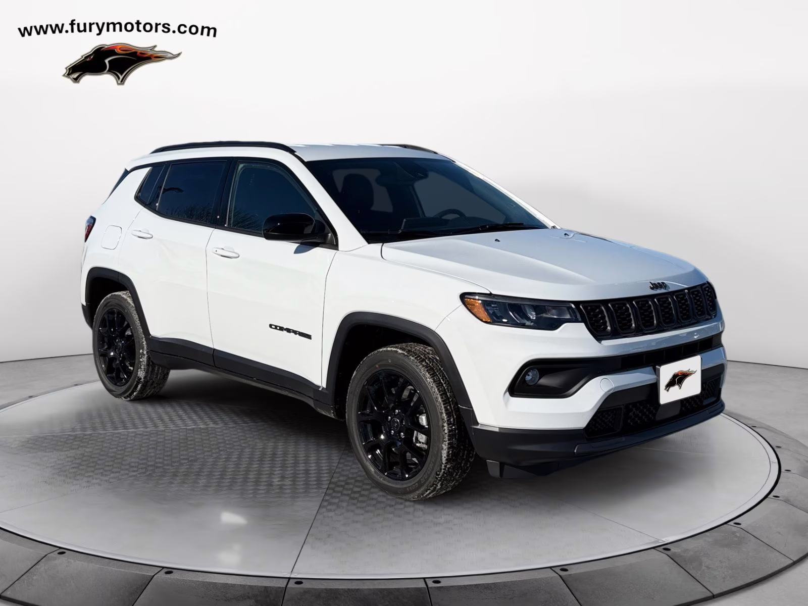 2026 Bright White Clearcoat Jeep Compass Latitude 4X4 SUV