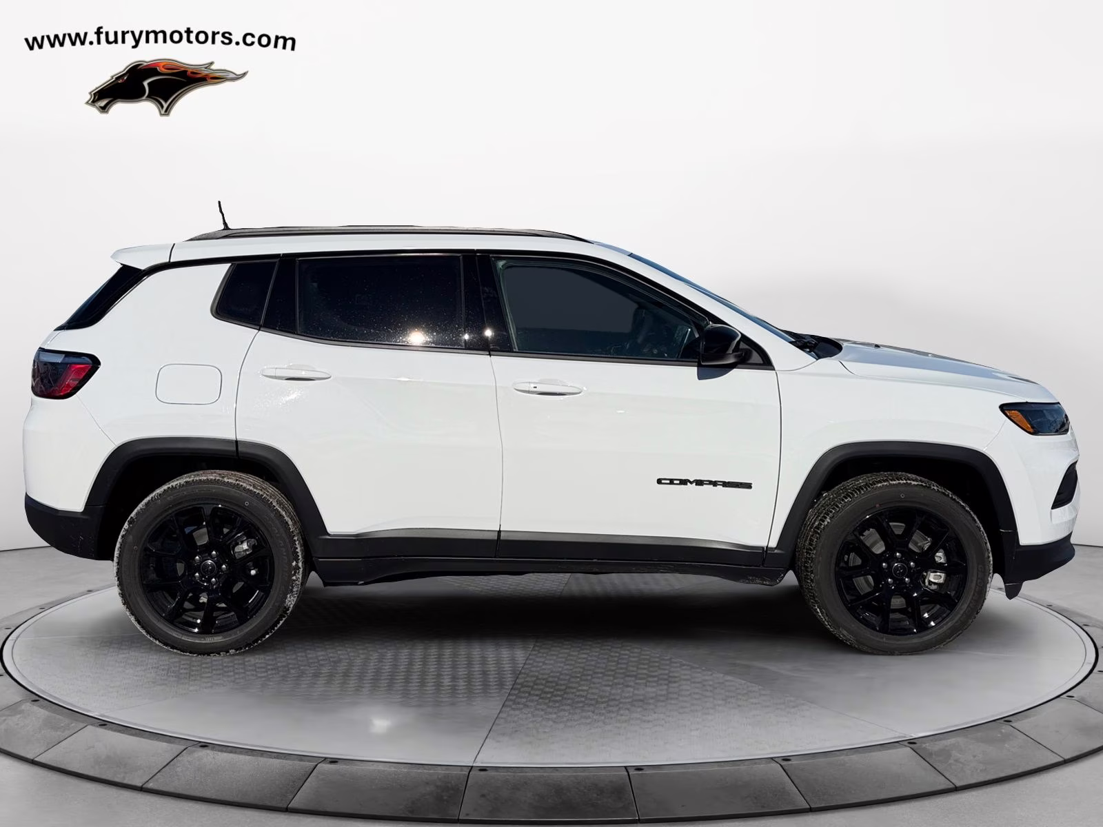 2026 Bright White Clearcoat Jeep Compass Latitude 4X4 SUV