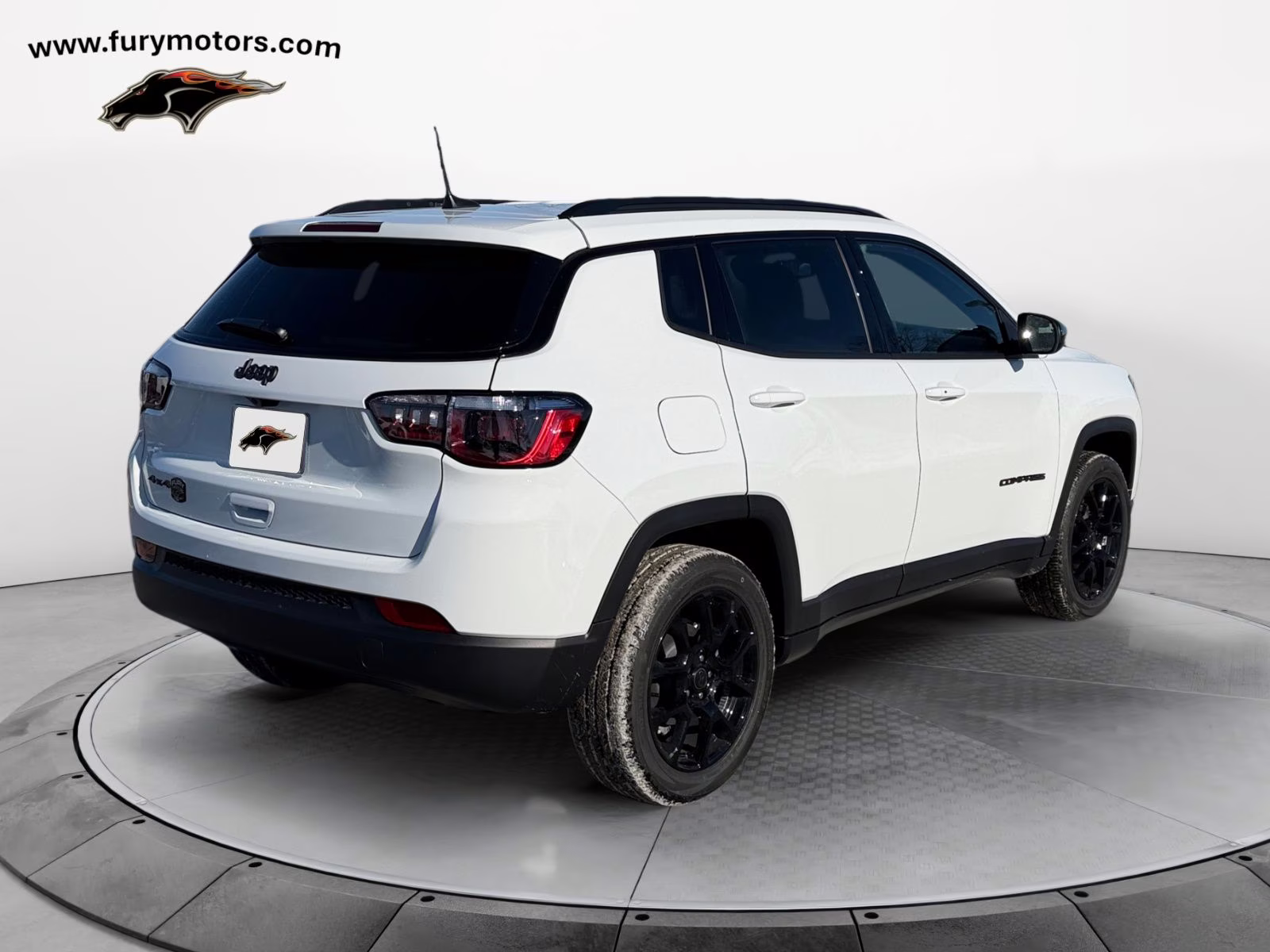 2026 Bright White Clearcoat Jeep Compass Latitude 4X4 SUV