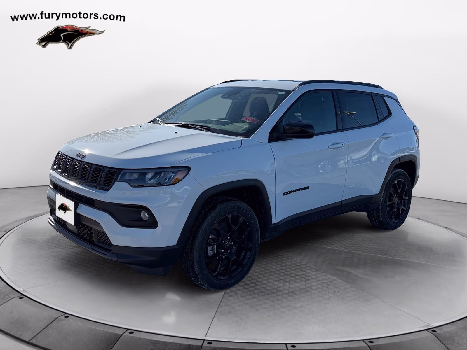 2026 Bright White Clearcoat Jeep Compass Latitude 4X4 SUV