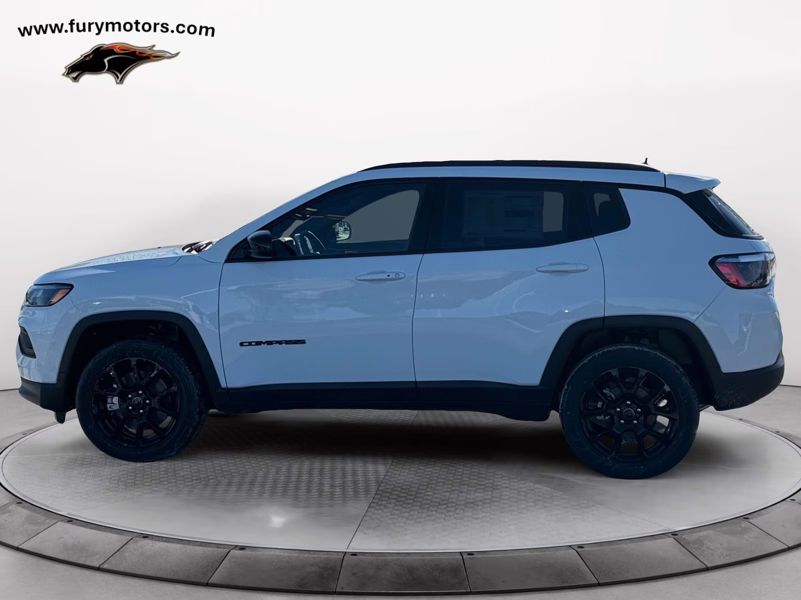 2026 Bright White Clearcoat Jeep Compass Latitude 4X4 SUV
