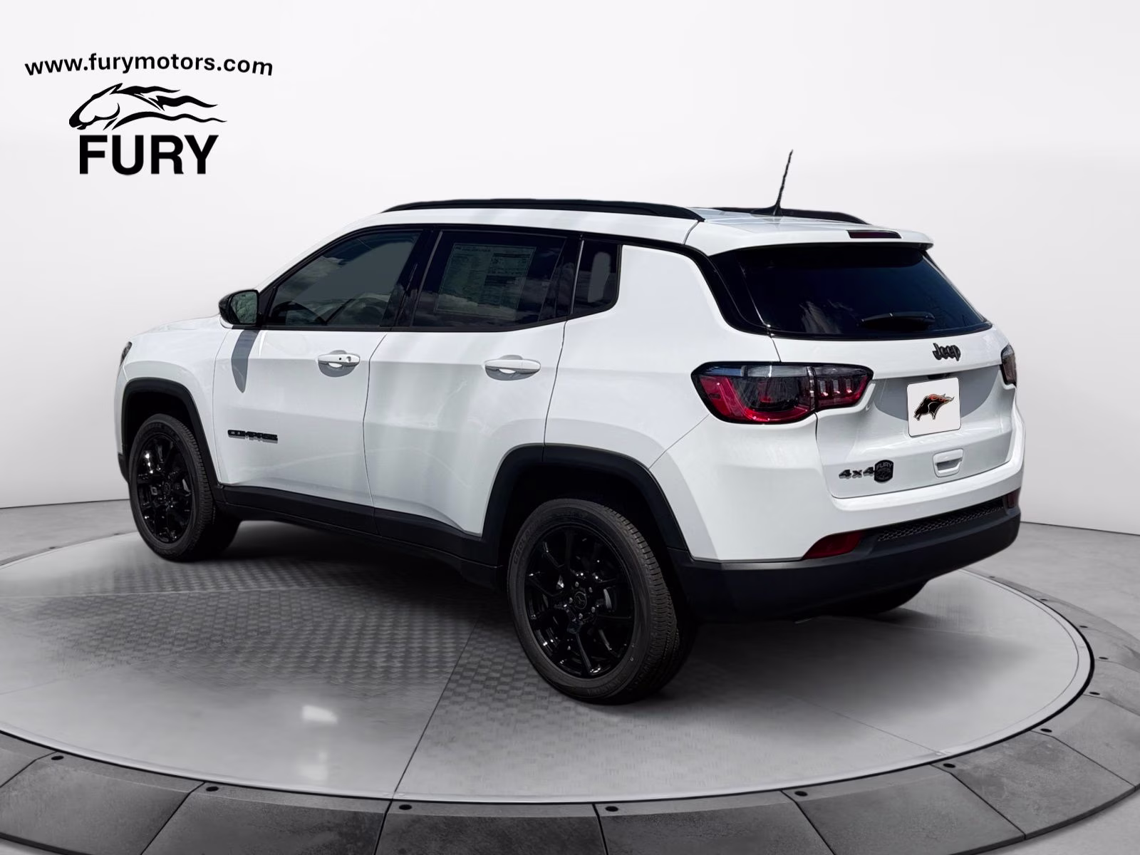 2026 Bright White Clearcoat Jeep Compass Latitude 4X4 SUV