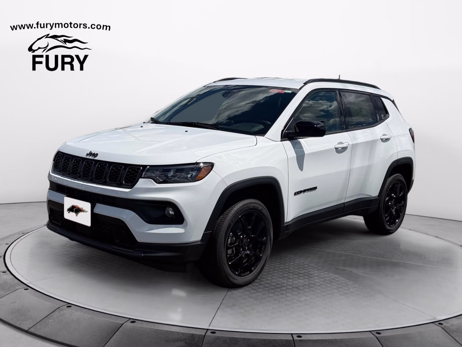 2026 Bright White Clearcoat Jeep Compass Latitude 4X4 SUV