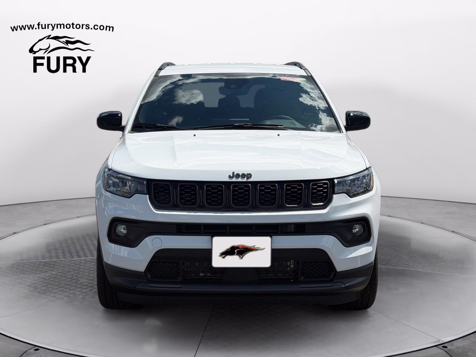 2026 Bright White Clearcoat Jeep Compass Latitude 4X4 SUV