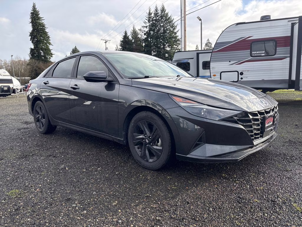 2021 Portofino Gray Hyundai Elantra SEL FWD Sedan