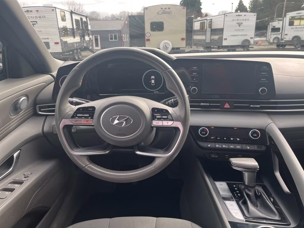 2021 Portofino Gray Hyundai Elantra SEL FWD Sedan