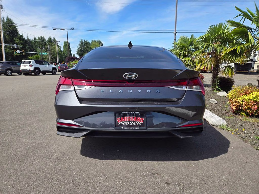 2021 Portofino Gray Hyundai Elantra SEL FWD Sedan