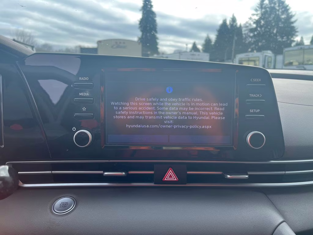 2021 Portofino Gray Hyundai Elantra SEL FWD Sedan