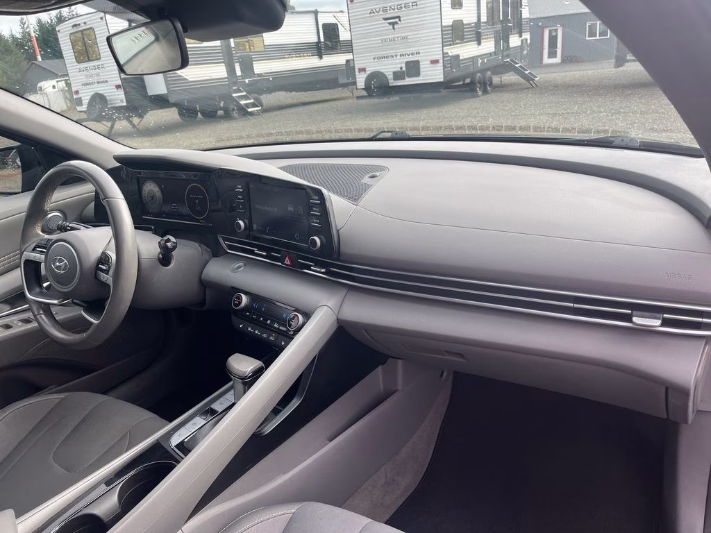 2021 Portofino Gray Hyundai Elantra SEL FWD Sedan