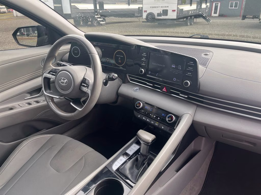 2021 Portofino Gray Hyundai Elantra SEL FWD Sedan