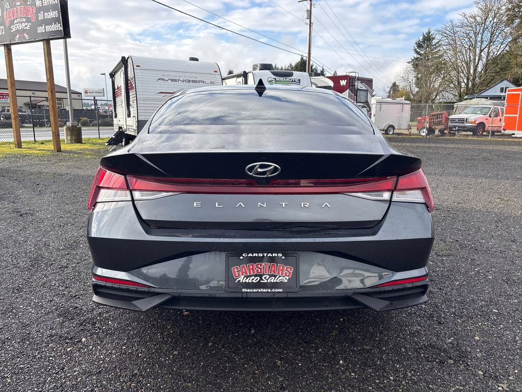 2021 Portofino Gray Hyundai Elantra SEL FWD Sedan