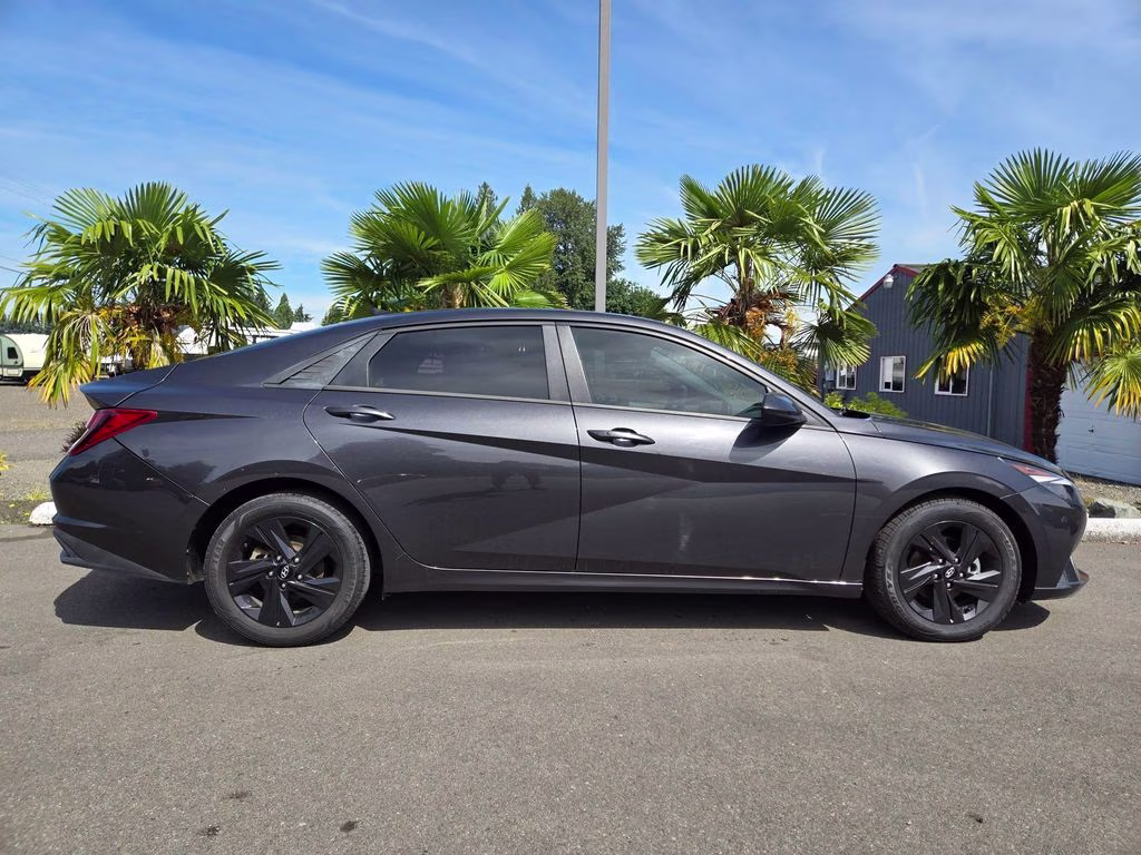 2021 Portofino Gray Hyundai Elantra SEL FWD Sedan
