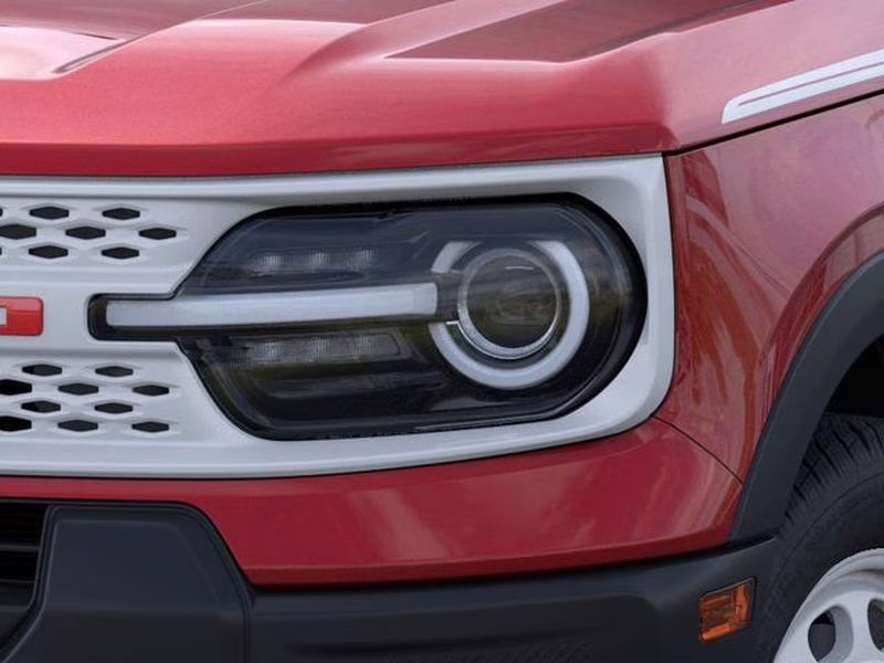 2025 Ruby Red Metallic Tinted Clearcoat Ford Bronco Sport Heritage 4X4 SUV