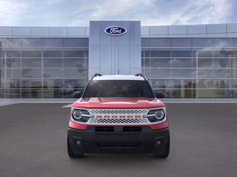 2025 Ruby Red Metallic Tinted Clearcoat Ford Bronco Sport Heritage 4X4 SUV