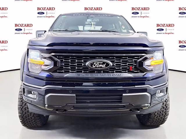 2025 Antimatter Blue Metallic Ford F-150 XLT Black Widow 4X4 Truck