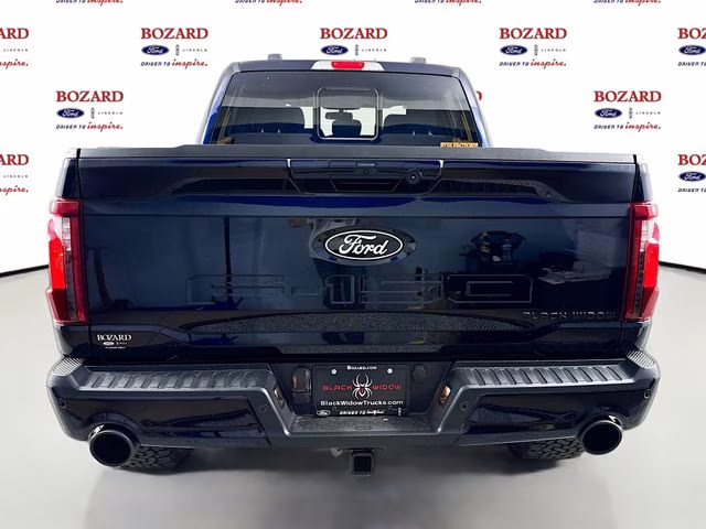 2025 Antimatter Blue Metallic Ford F-150 XLT Black Widow 4X4 Truck