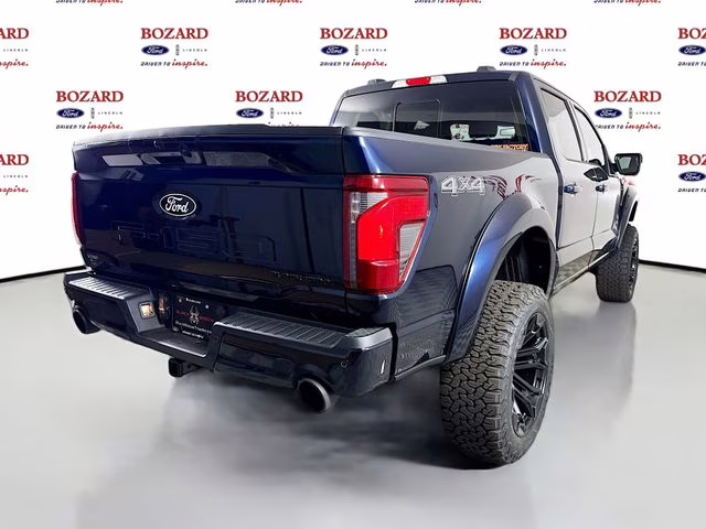 2025 Antimatter Blue Metallic Ford F-150 XLT Black Widow 4X4 Truck