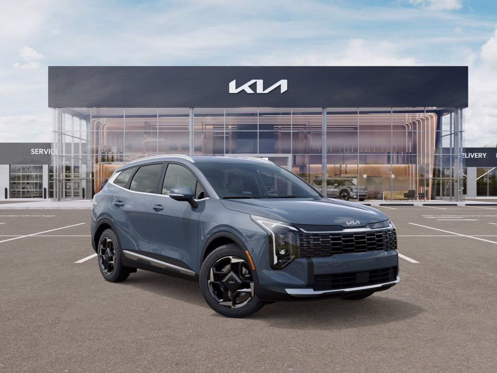 2026 Heritage Blue Kia Sportage Hybrid EX AWD SUV