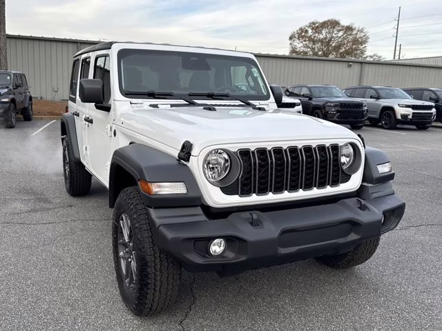 2026 Bright White Clearcoat Jeep Wrangler Sport S 4X4 Convertible