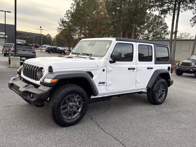 2026 Bright White Clearcoat Jeep Wrangler Sport S 4X4 Convertible