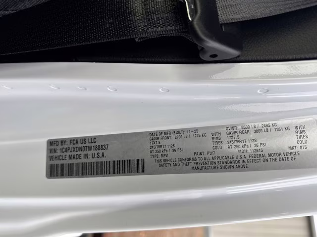 2026 Bright White Clearcoat Jeep Wrangler Sport S 4X4 Convertible