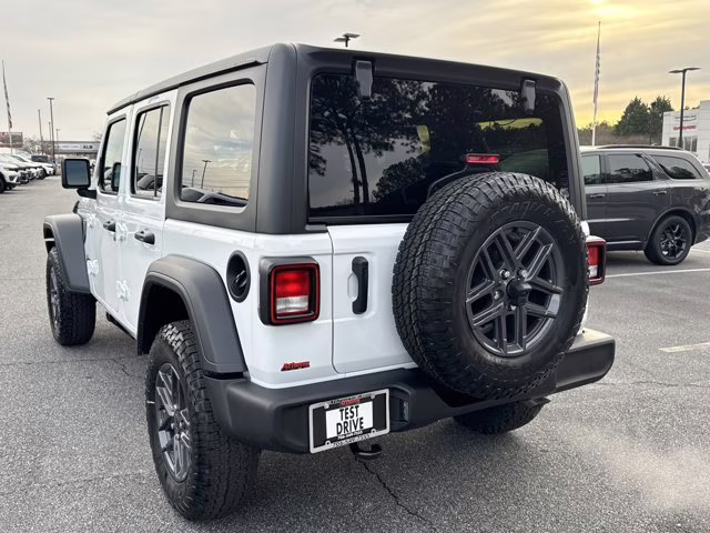 2026 Bright White Clearcoat Jeep Wrangler Sport S 4X4 Convertible