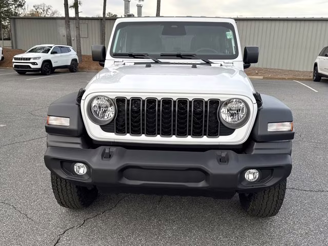 2026 Bright White Clearcoat Jeep Wrangler Sport S 4X4 Convertible