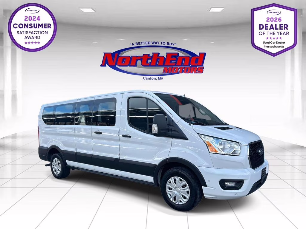 2021 Oxford White Ford Transit-350 XLT RWD Crossover