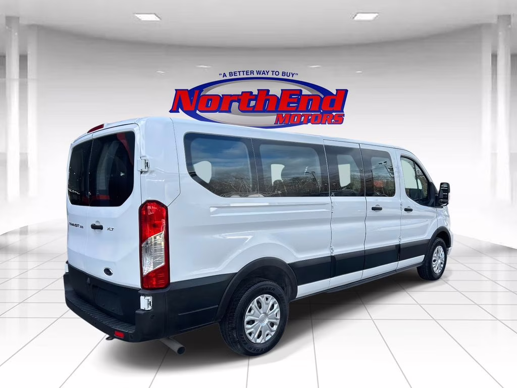 2021 Oxford White Ford Transit-350 XLT RWD Crossover