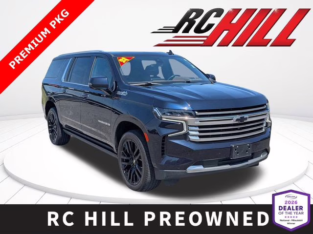 2021 Midnight Blue Metallic Chevrolet Suburban High Country 4X4 SUV