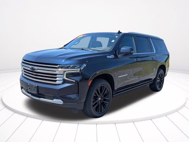 2021 Midnight Blue Metallic Chevrolet Suburban High Country 4X4 SUV