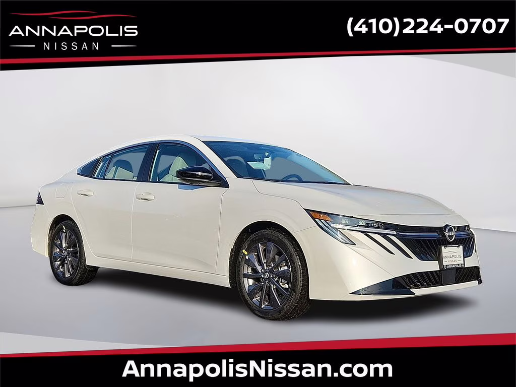 2026 Aspen White Tricoat Nissan Sentra SL FWD Sedan