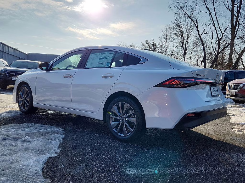 2026 Aspen White Tricoat Nissan Sentra SL FWD Sedan