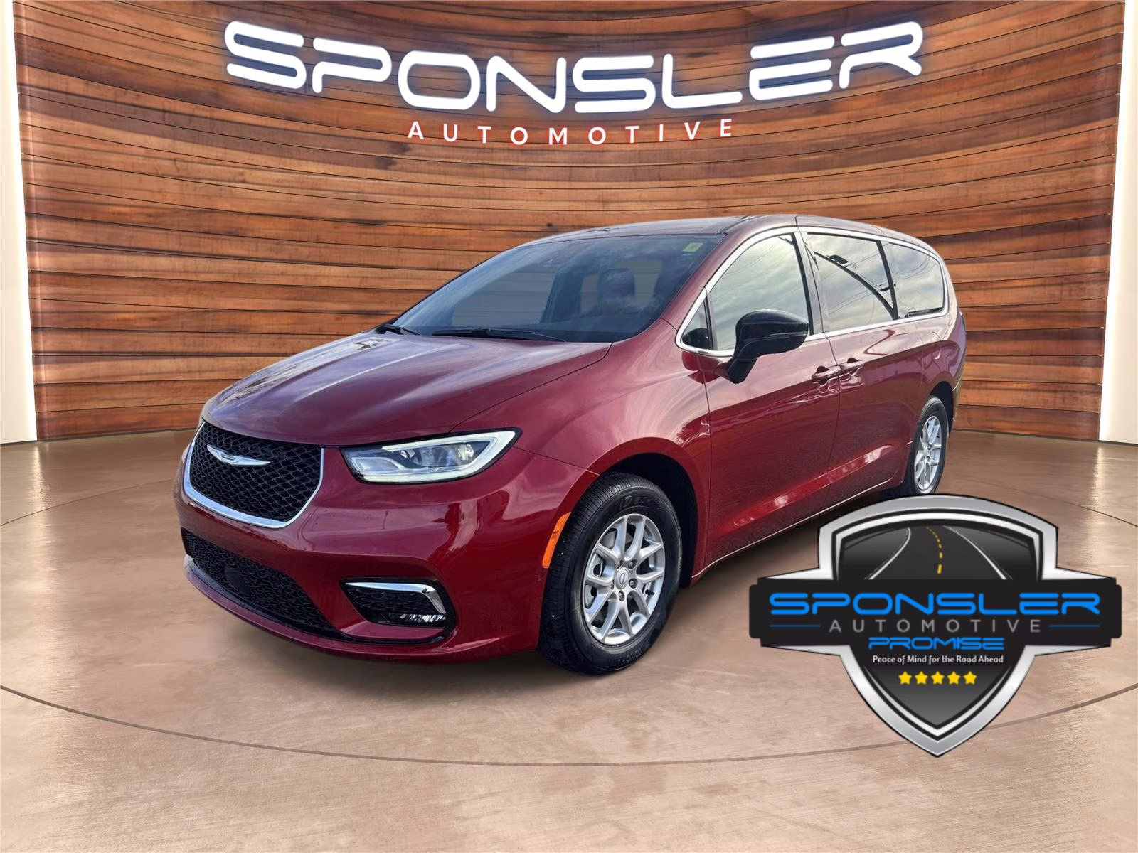 2026 Red Hot Pearlcoat Chrysler Pacifica Select FWD Van