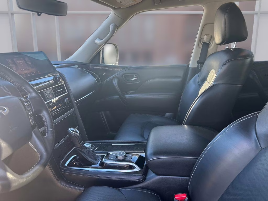 2024 Moonstone White INFINITI QX80 LUXE 4X4 SUV